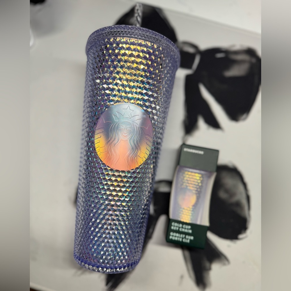 Unicorn Studded Starbucks 24 oz Tumbler w Keychain - 2023 Release